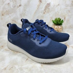 Skechers Bobs Sport Squad - Tough Walk Sneaker Women's size 9 Navy Memory Foam